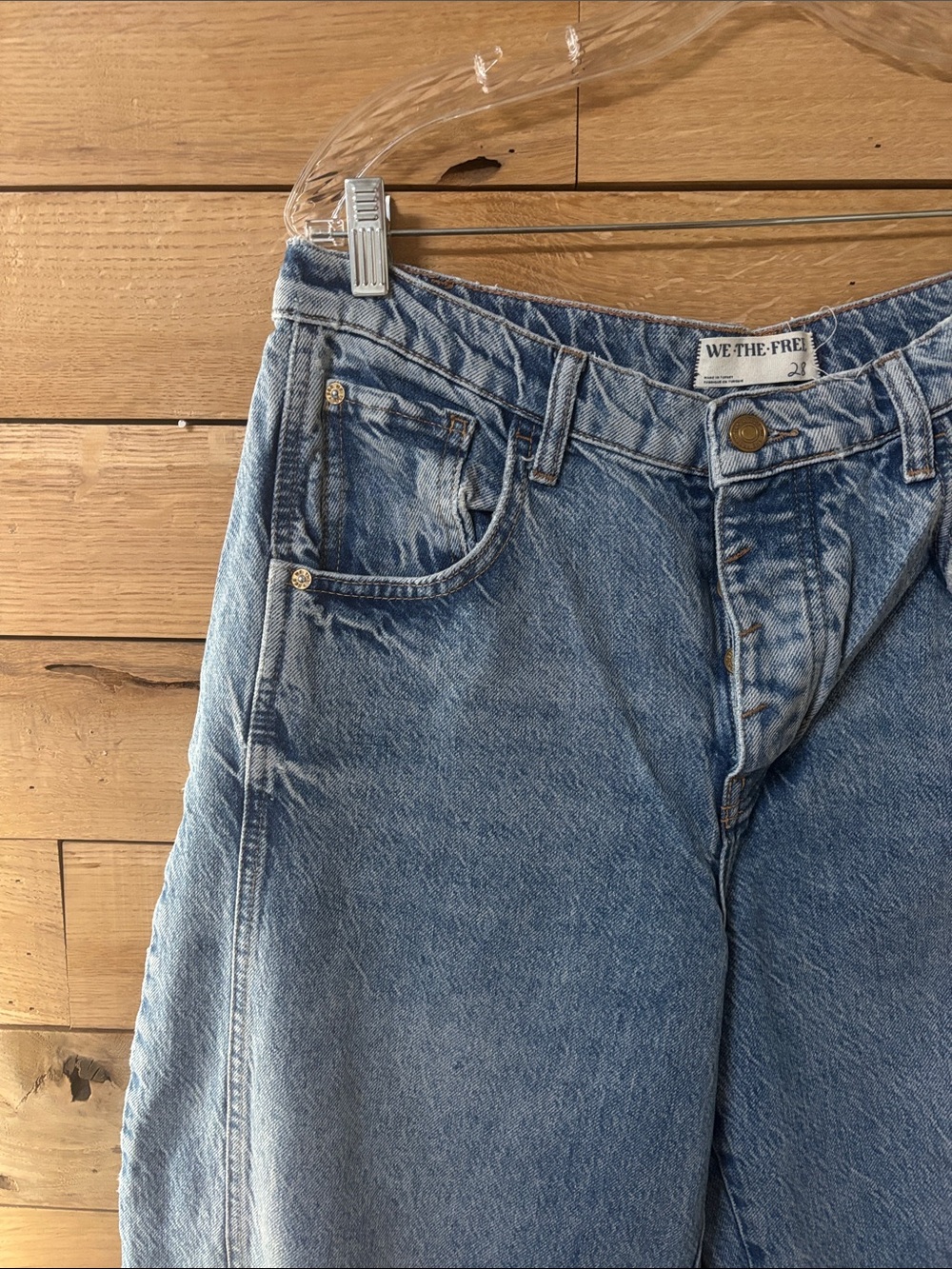 We the free good luck barrel jeans - Picture 2 of 6